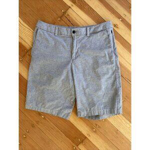 Lululemon Mens Grey Flat Front Chino Shorts‎ 34